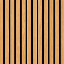 Akustisches Holz-Lamellenpaneel für Wände 270x110 cm